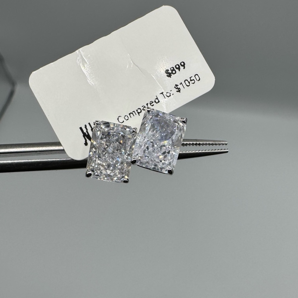 1.5ct Radiant Studs - Picture 13 of 14
